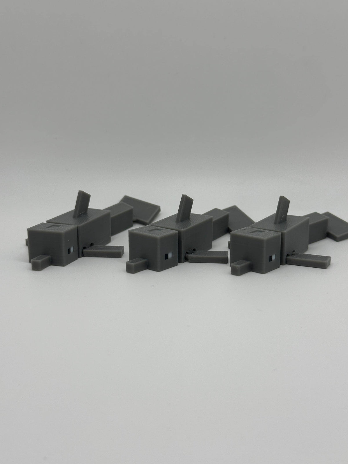 Sandbox Dolphin – 3D Printed Pixel Dolphin Figure for Gamer Gifts, Desk Toys & Collectors