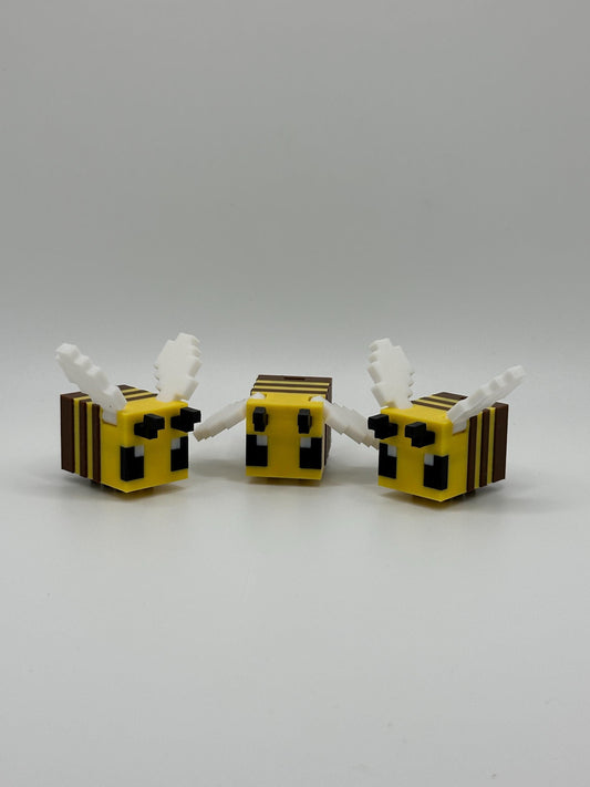 Articulated Bee – 3D Printed Figure with Moving Wings | Single Bee