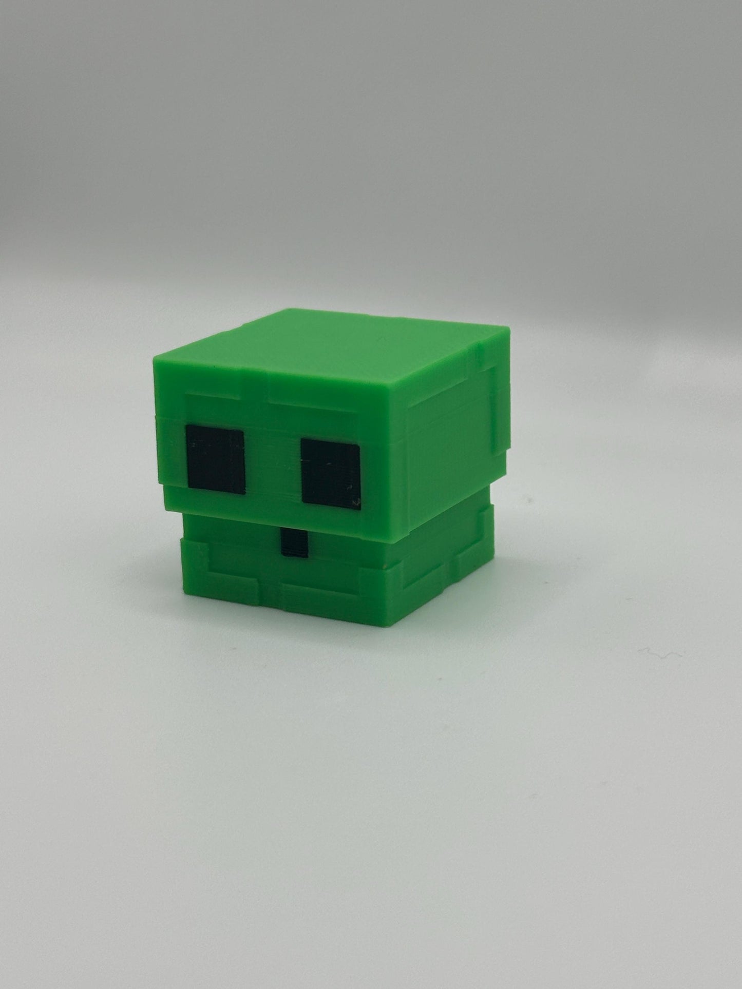 Green Slime Fidget Toy | Pixel Cube Clicker | Stress Relief Gift