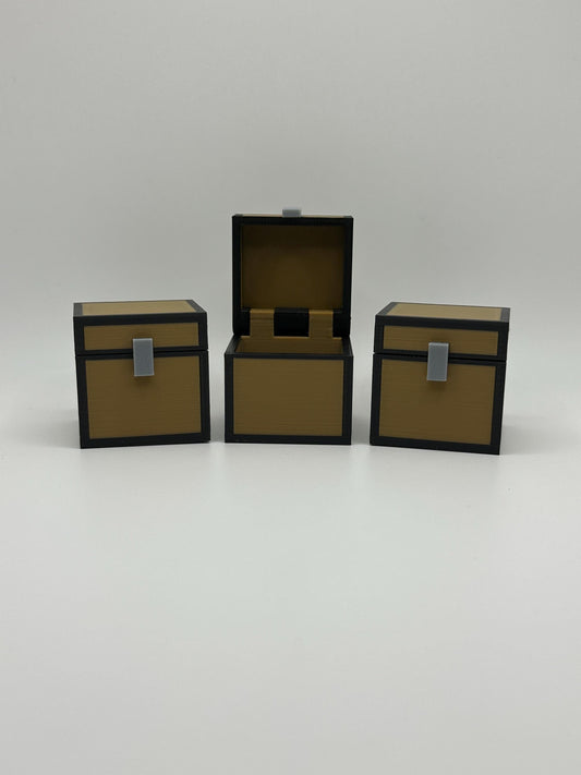 Chest | 3D Printed Storage Box | Pixelated Style Treasure Chest | Gamer Gift