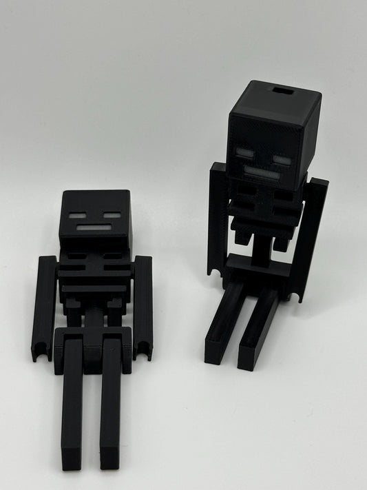 Articulated Skeleton | 3D Printed Poseable Mini Figure | Gamer Gift