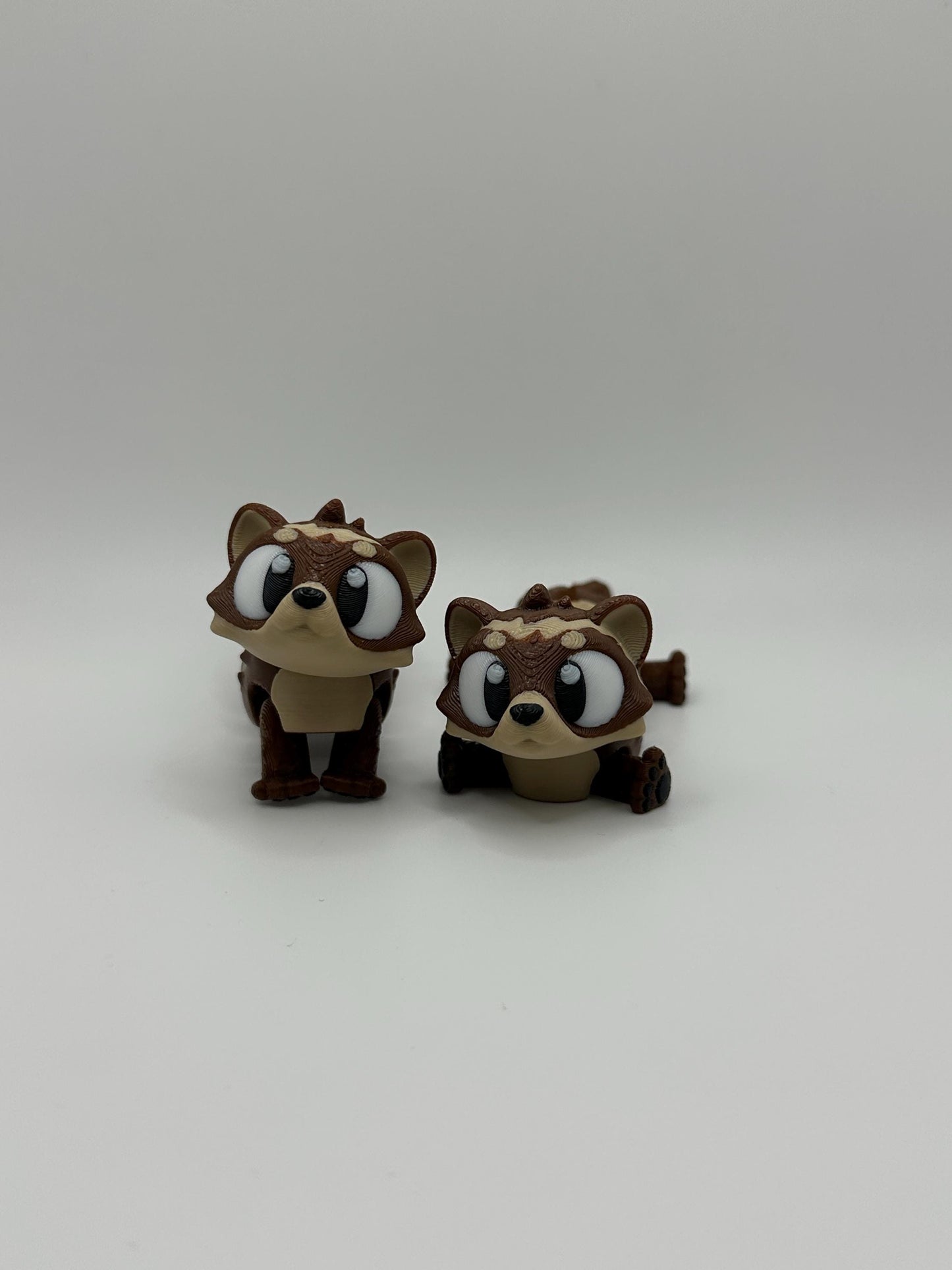 3D Printed Articulated Ferret Figure: Posable Desk Toy