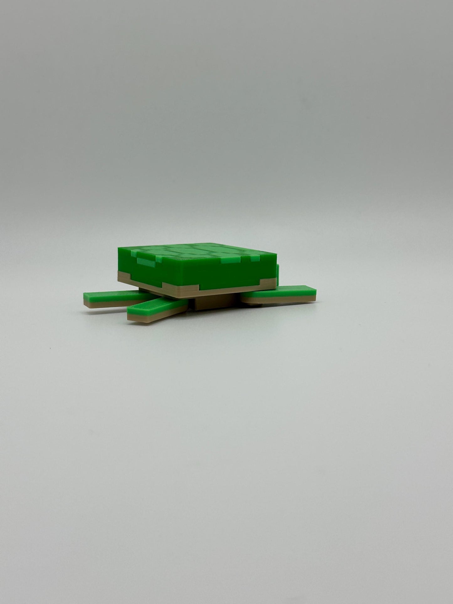 Sea Turtle | 3D Printed Articulated Turtle Figure | Pixelated Style Animal | Gamer Gift
