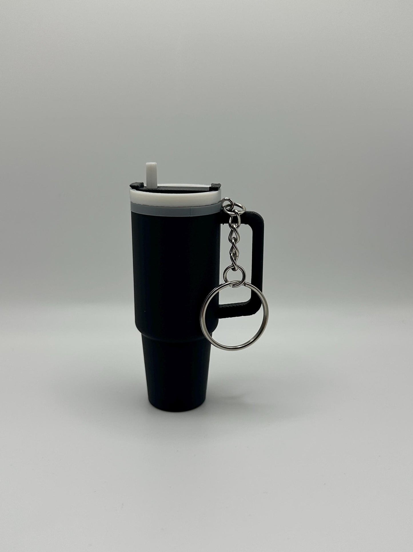 Stanley Cup Style Chapstick Holder Keychain with ChapStick