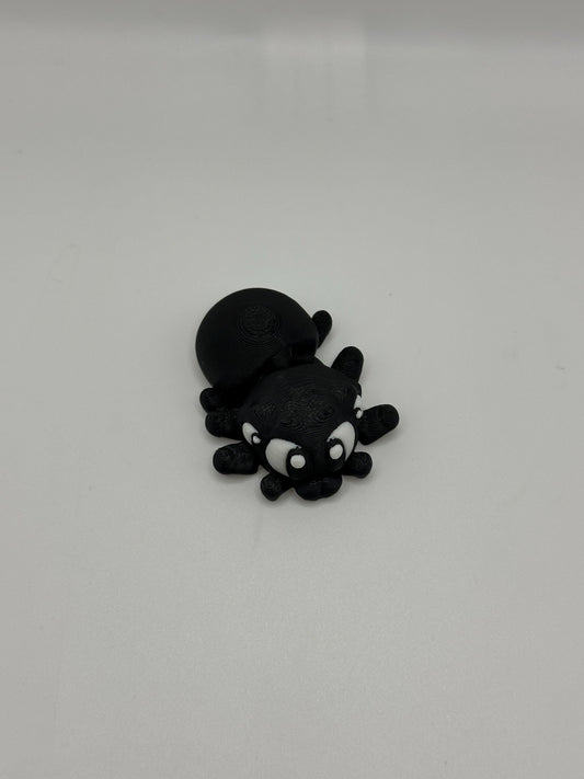 3D Printed Flexi Spider: Articulated Fidget Toy, Halloween Decor