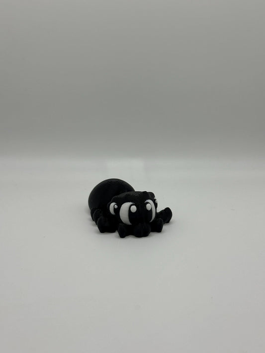 3D Printed Flexi Spider: Articulated Fidget Toy, Halloween Decor