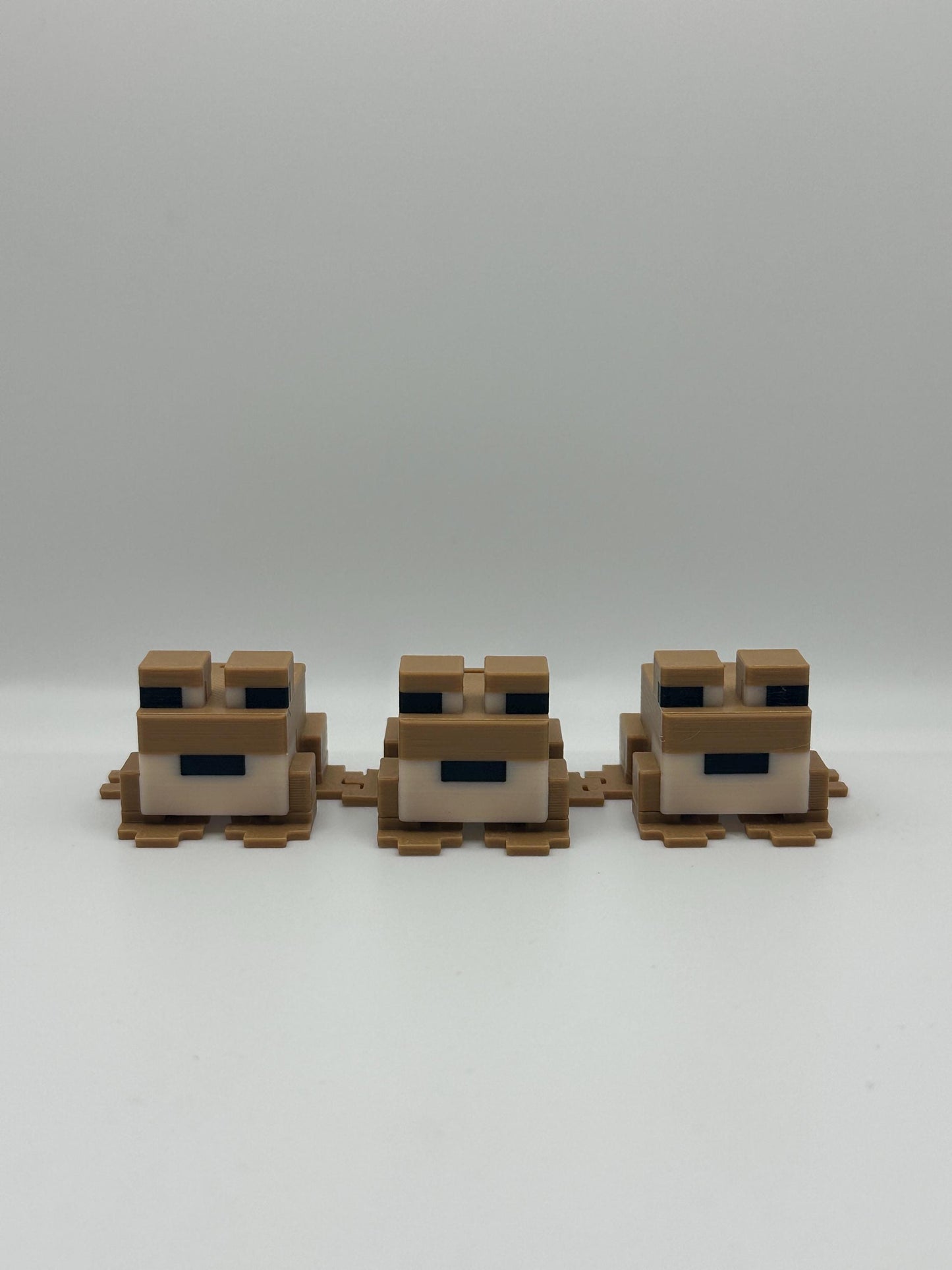 Pixelated Toad | 3D Printed Pixelated Toad Figure | Sandbox Style Decor | Gamer Gift