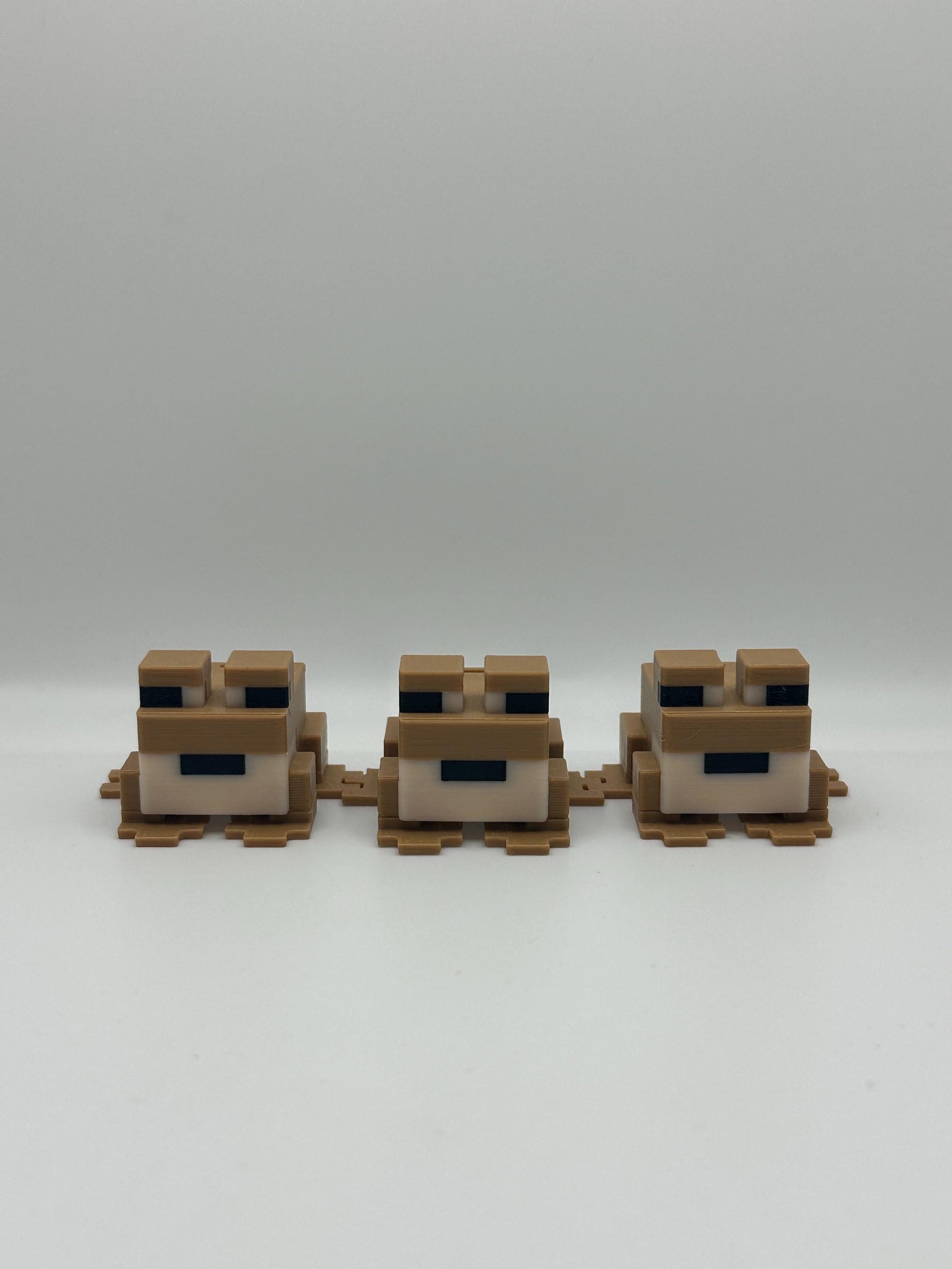 Pixelated Toad | 3D Printed Pixelated Toad Figure | Sandbox Style Decor | Gamer Gift