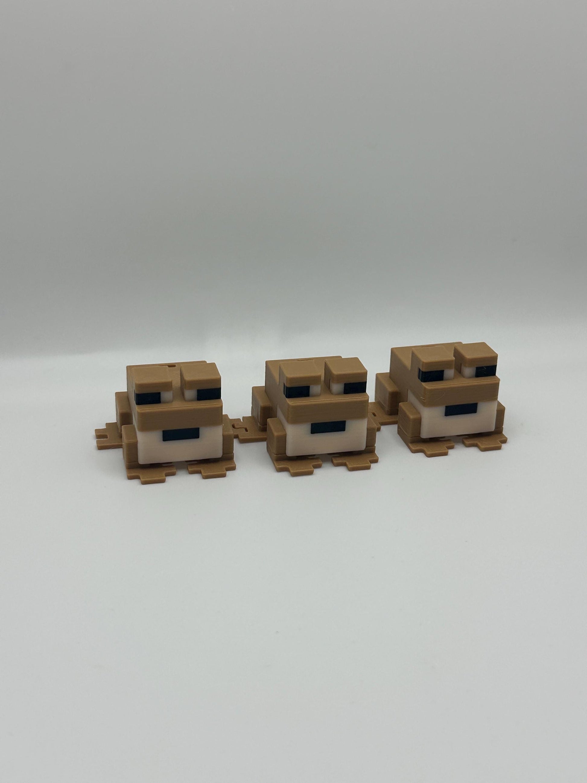 Pixelated Toad | 3D Printed Pixelated Toad Figure | Sandbox Style Decor | Gamer Gift
