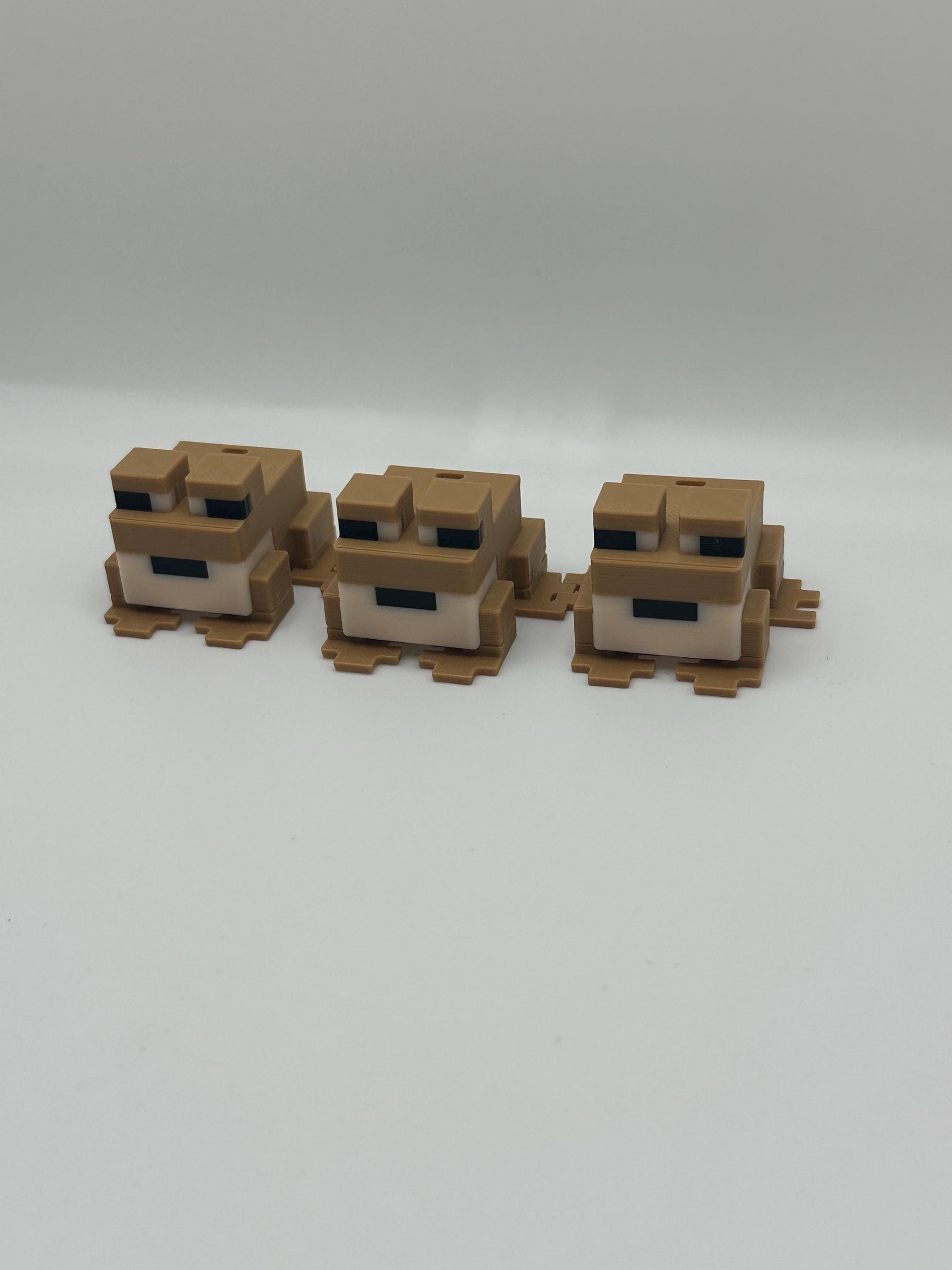 Pixelated Toad | 3D Printed Pixelated Toad Figure | Sandbox Style Decor | Gamer Gift
