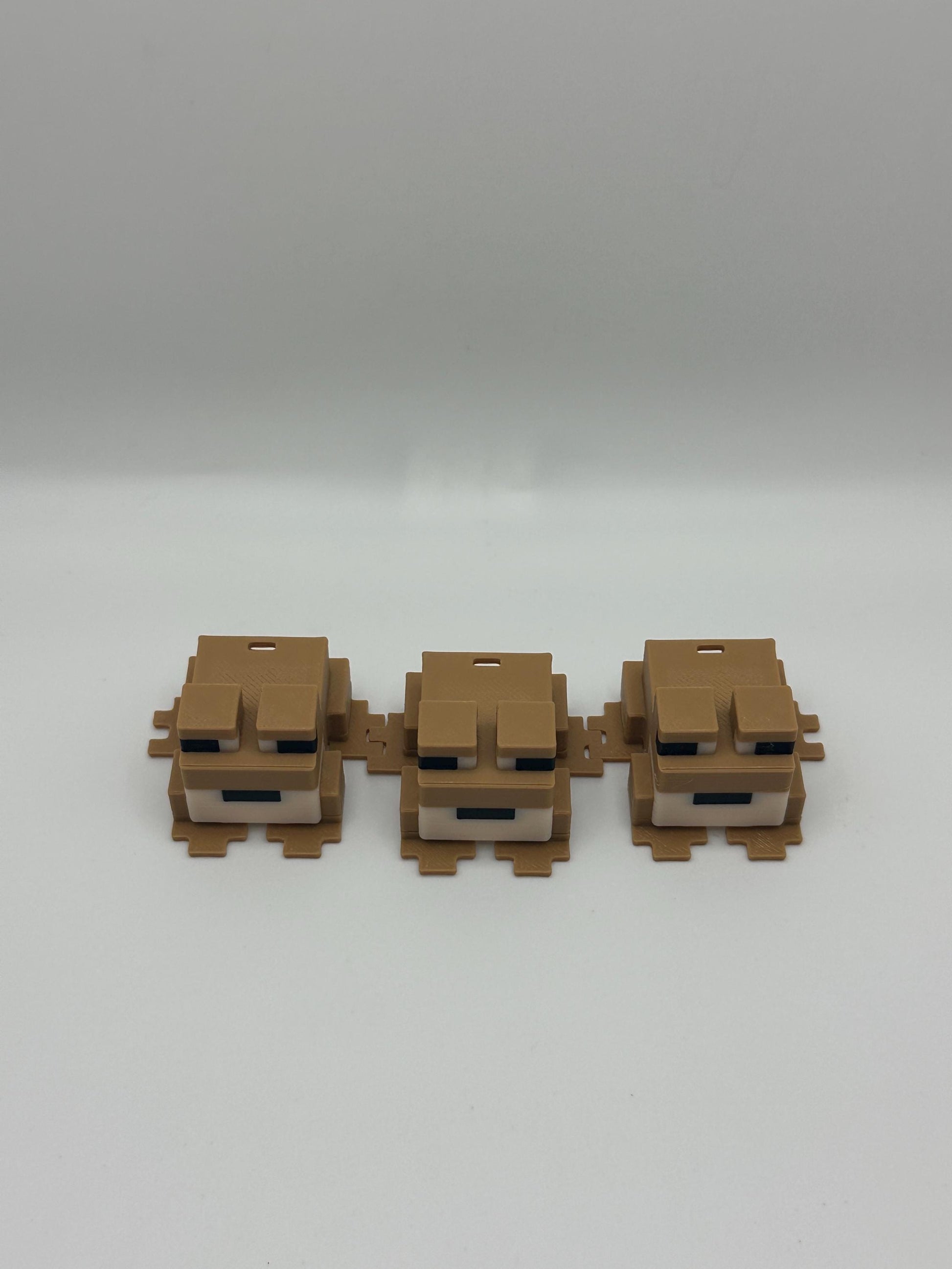 Pixelated Toad | 3D Printed Pixelated Toad Figure | Sandbox Style Decor | Gamer Gift