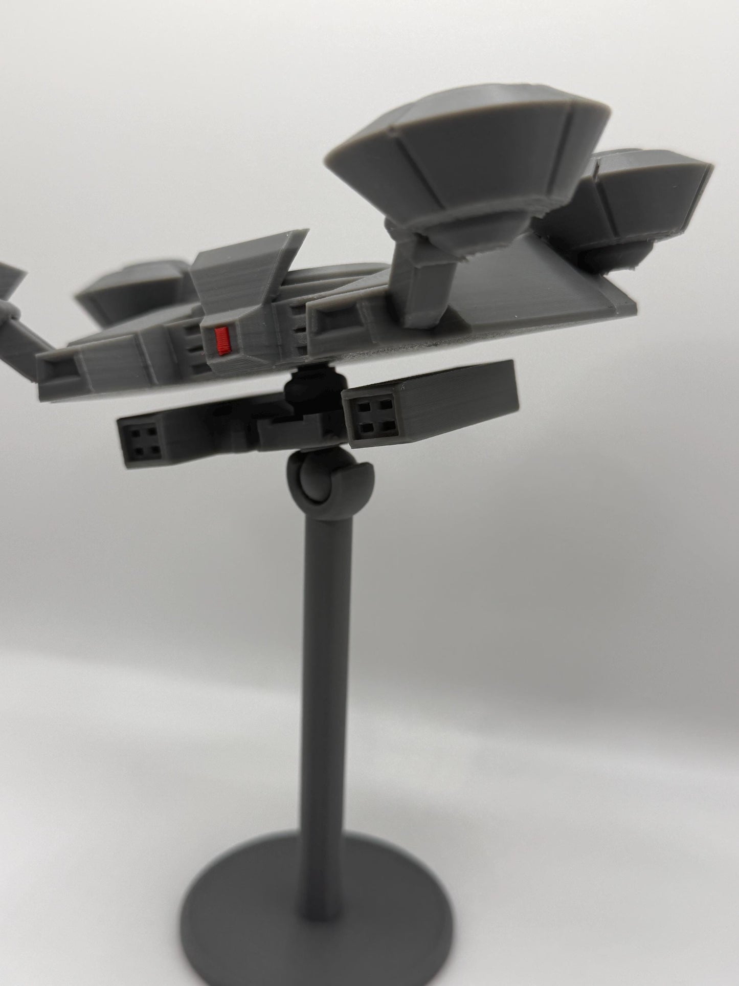 Arc Raiders Rocketeer Display Figure on Adjustable Stand | 3D Printed Sci-Fi Collectible | Desk & Shelf Decor