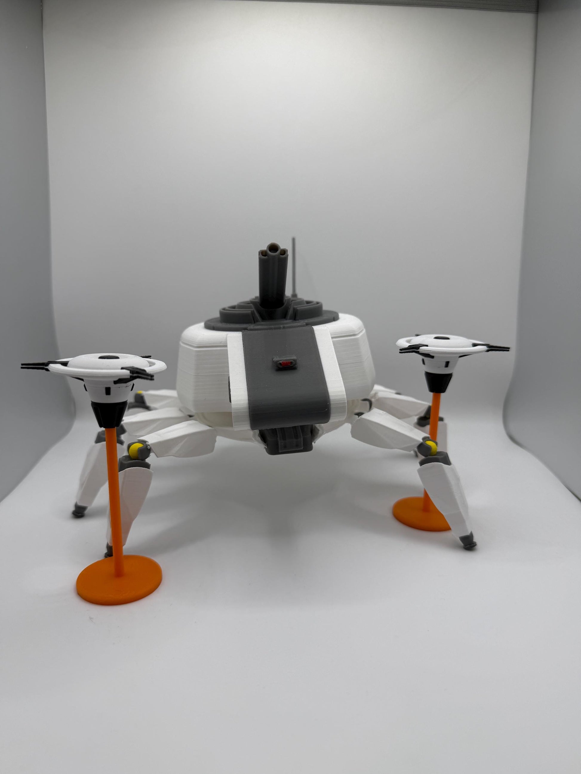 Arc Raiders Bombardier Figure with Dual Spotters | Articulated Display Model | Rotating Base & Non-Slip Feet