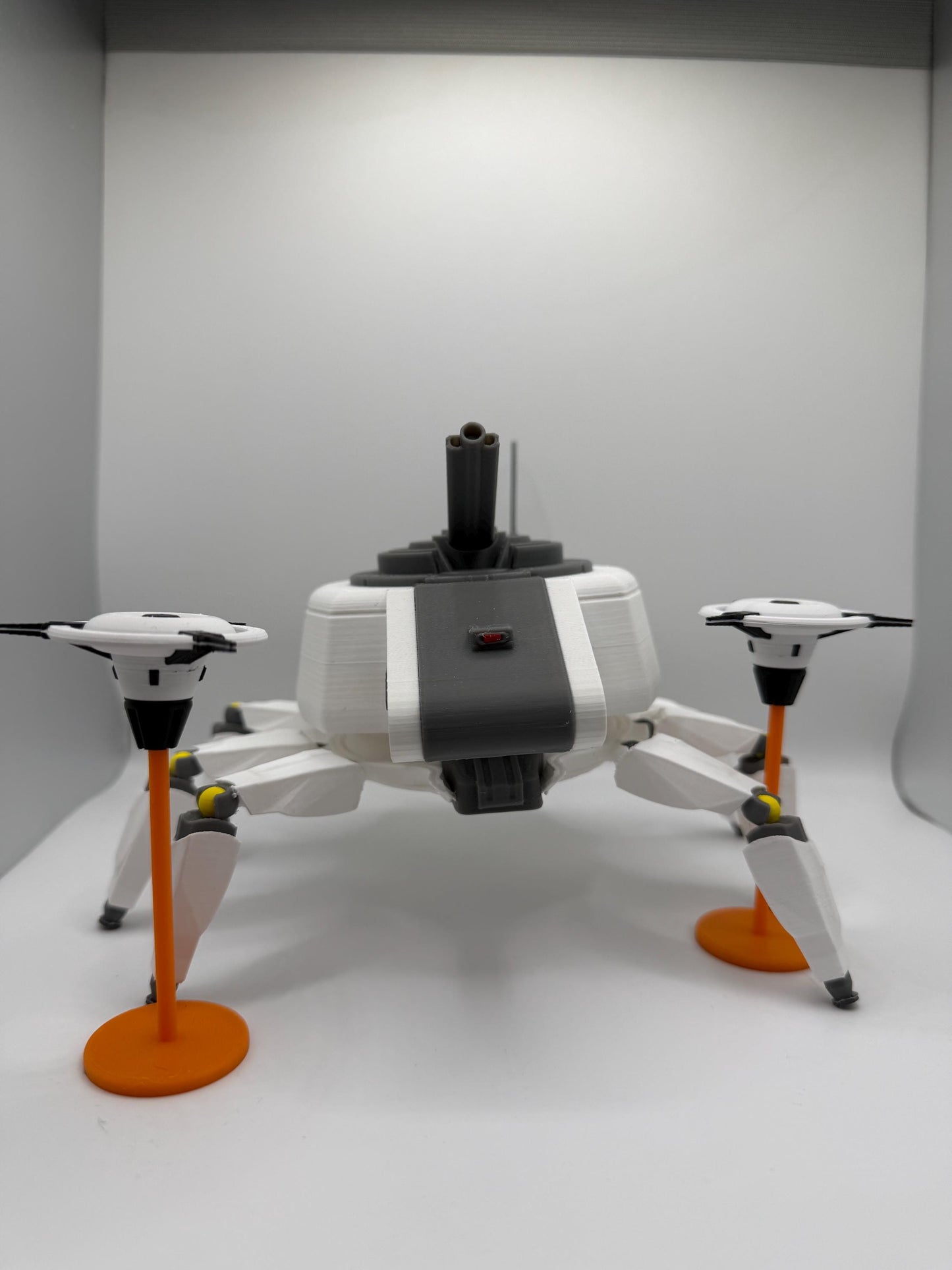 Arc Raiders Bombardier Figure with Dual Spotters | Articulated Display Model | Rotating Base & Non-Slip Feet