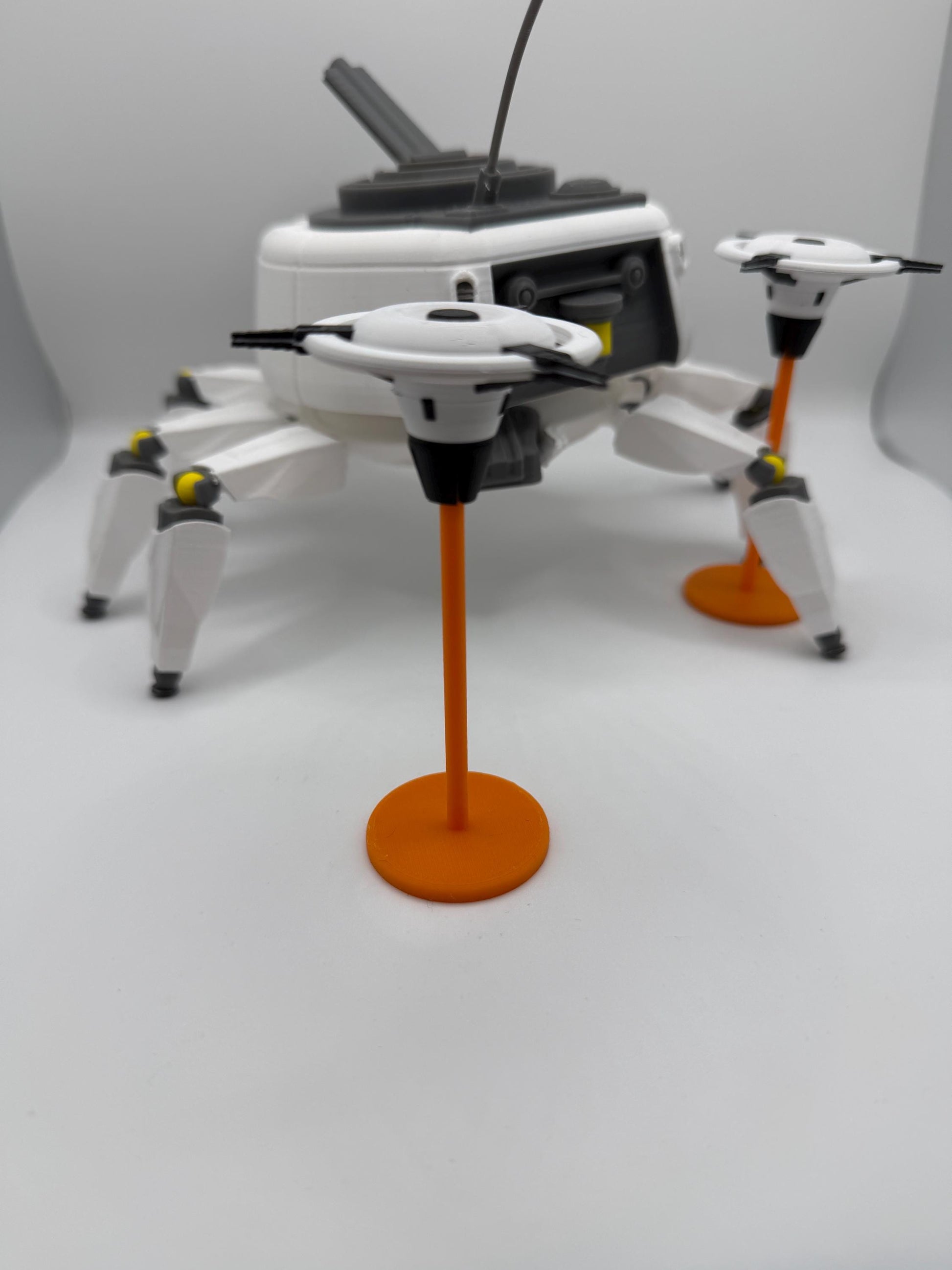 Arc Raiders Bombardier Figure with Dual Spotters | Articulated Display Model | Rotating Base & Non-Slip Feet