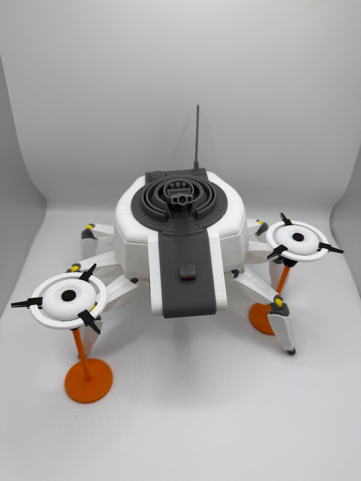 Arc Raiders Bombardier Figure with Dual Spotters | Articulated Display Model | Rotating Base & Non-Slip Feet