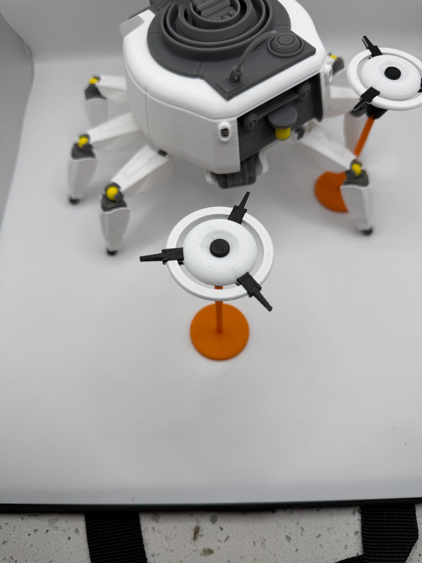 Arc Raiders Bombardier Figure with Dual Spotters | Articulated Display Model | Rotating Base & Non-Slip Feet