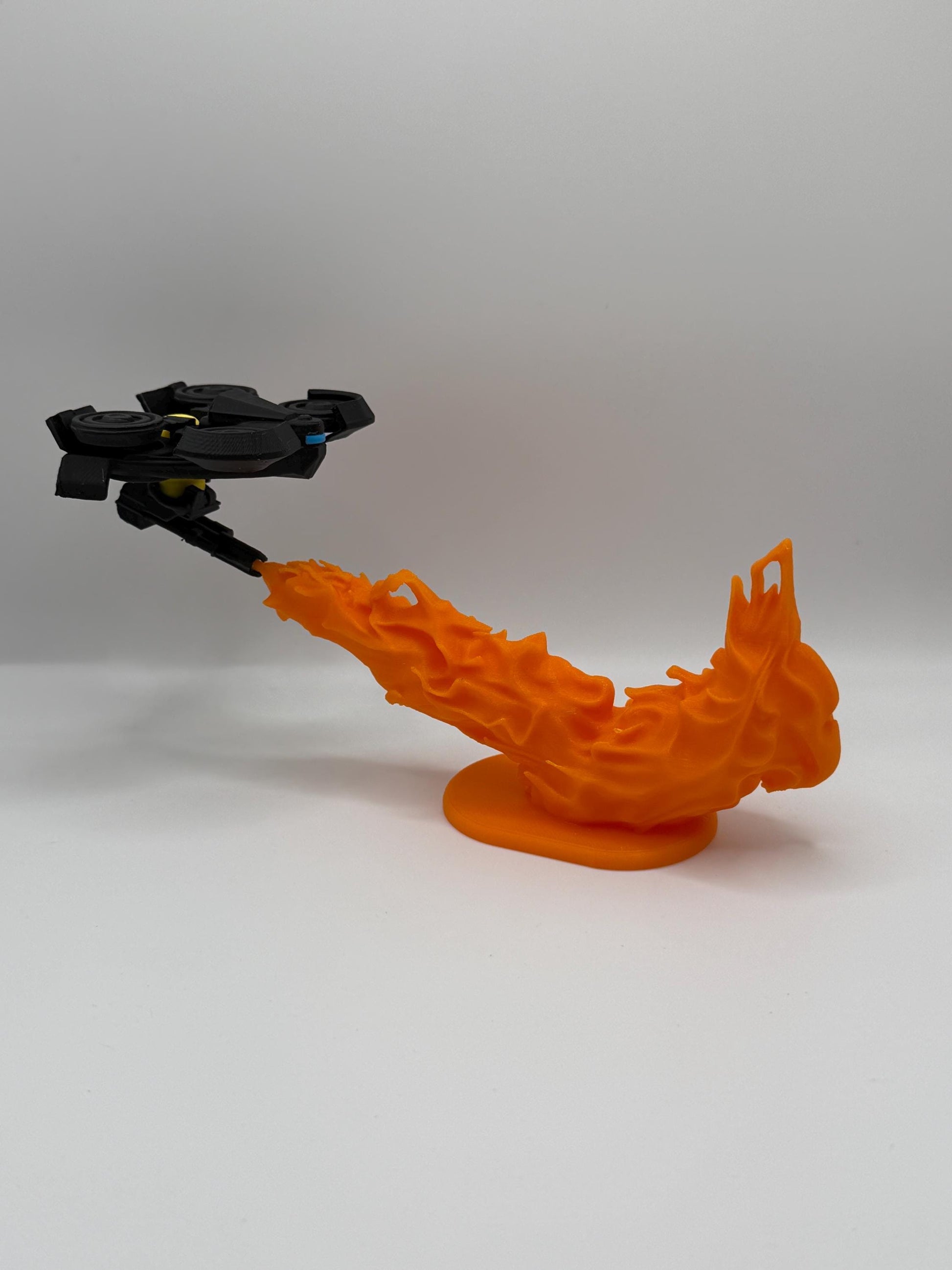 Firefly Drone with Flame Effect | ARC Raider Inspired | 3D Printed Sci-Fi Display | Futuristic Drone Figure | Gamer Desk Decor
