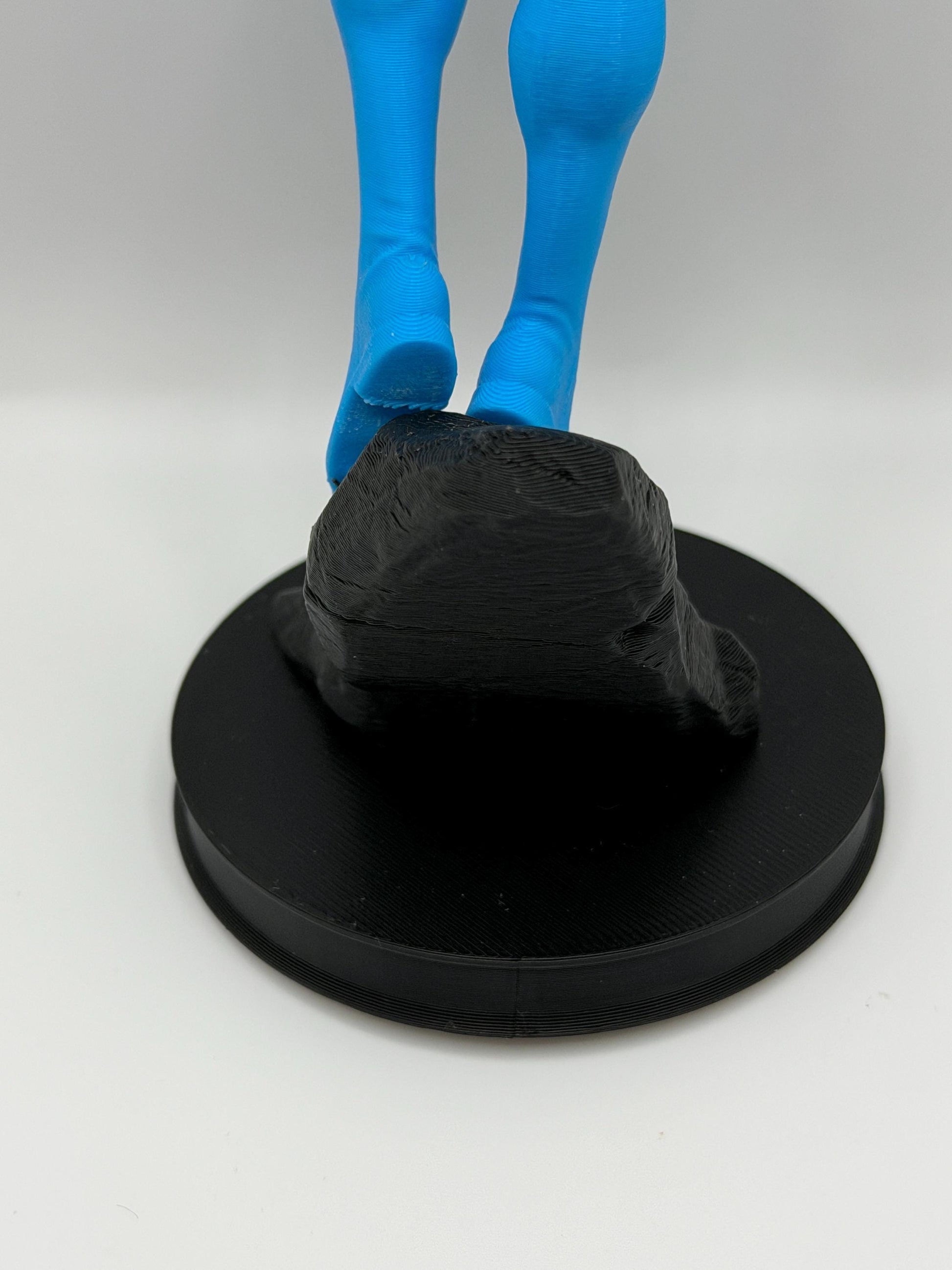 OG Mark Figure | Classic Comic Inspired Superhero Statue | Blue Yellow Suit Hero Display | 3D Printed Collectible