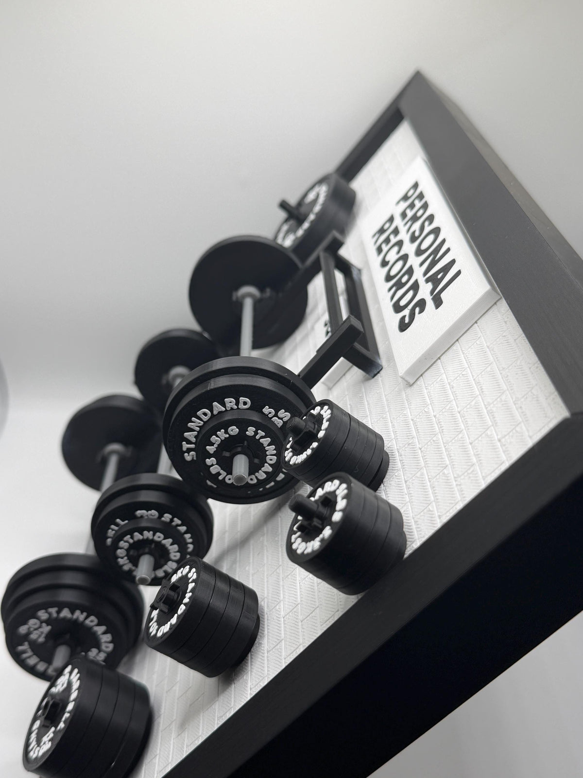 Extra Weight Plates for Personal Record Board | Add On PR Tracker Plates | Home Gym Wall Decor Accessory