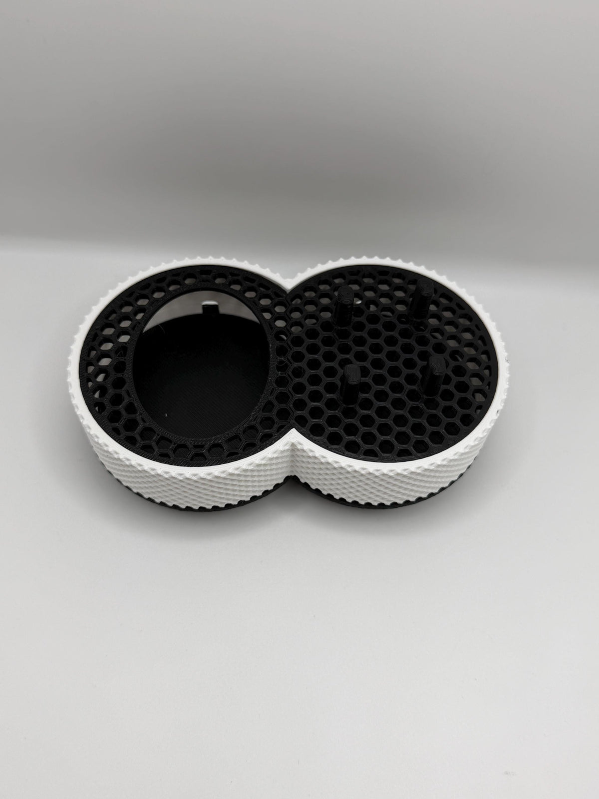 Modular Electric Toothbrush Holder (2 Slot) | Oral-B Compatible Organizer | Toothpaste & Brush Head Storage | Bathroom Counter Holder