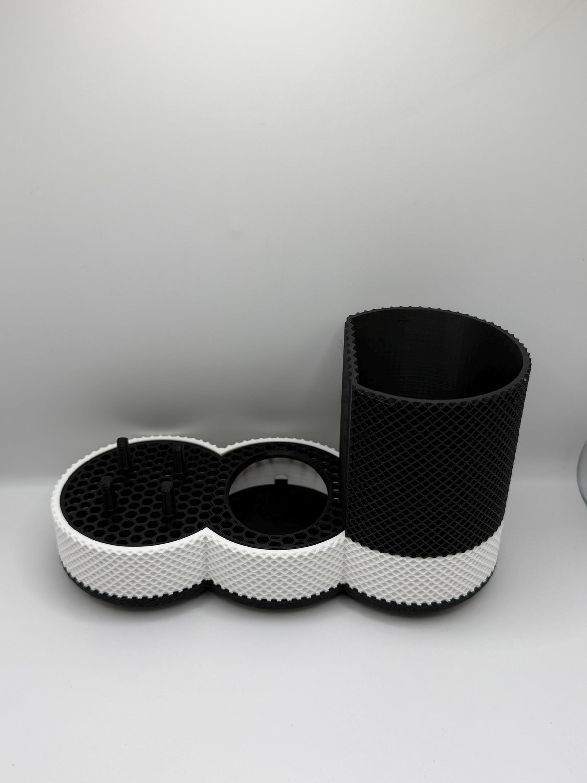 Modular Electric Toothbrush Holder | Oral-B Compatible Organizer | Toothpaste & Brush Head Storage | Bathroom Counter Organizer