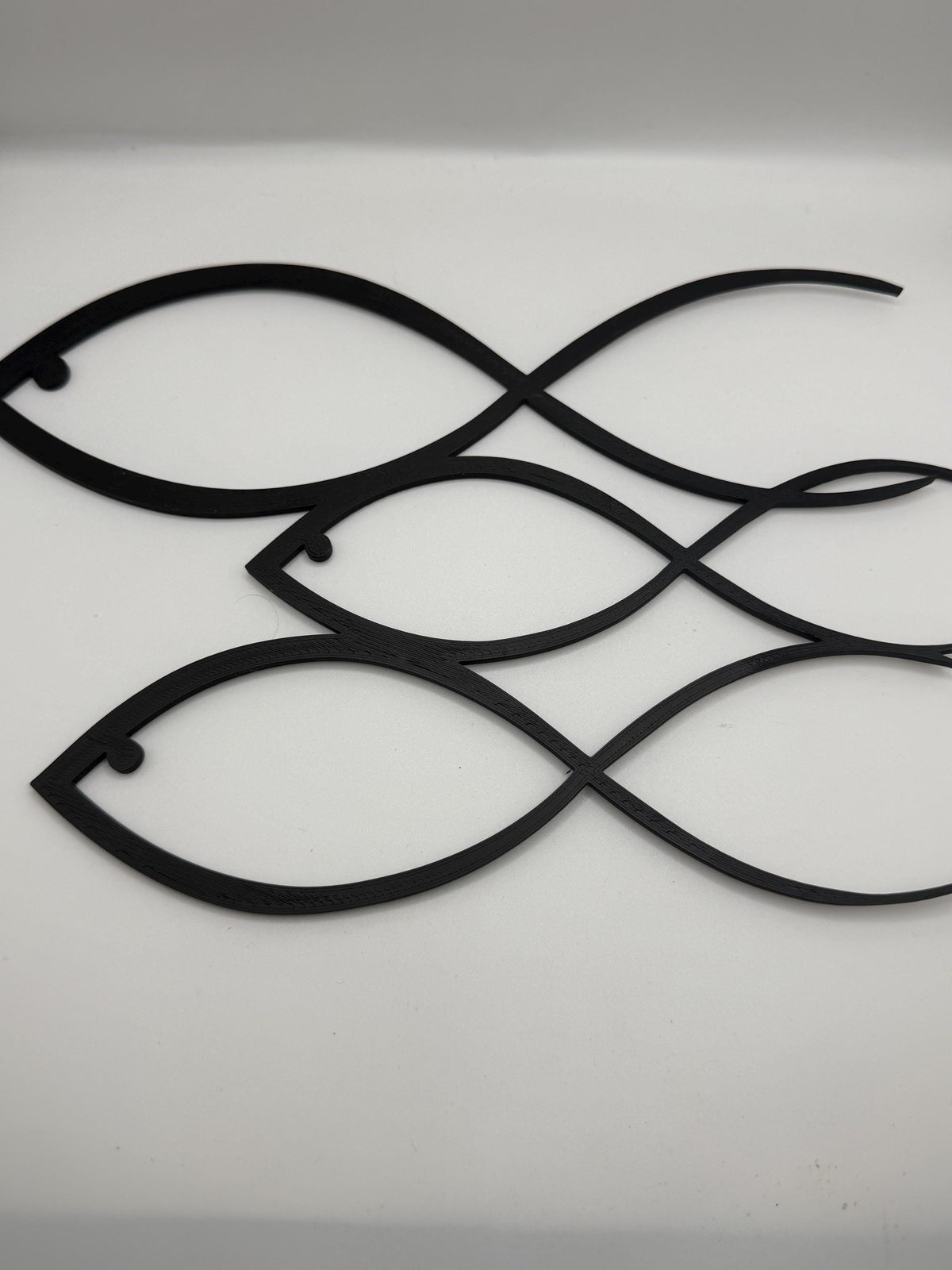 Minimalist Fish Wall Art, Set of 3 Fish, Modern Ocean Decor, Coastal Wall Decor, Black Fish Sculpture, Beach House Decor
