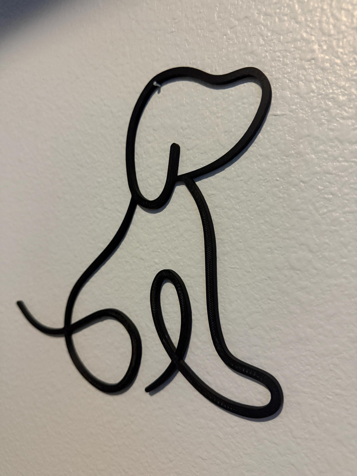 Dog Outline Wall Art, Minimalist Dog Wall Decor, Dog Lover Gift, Pet Wall Art, Dog Mom Decor, Modern Line Art, Black Dog Decor