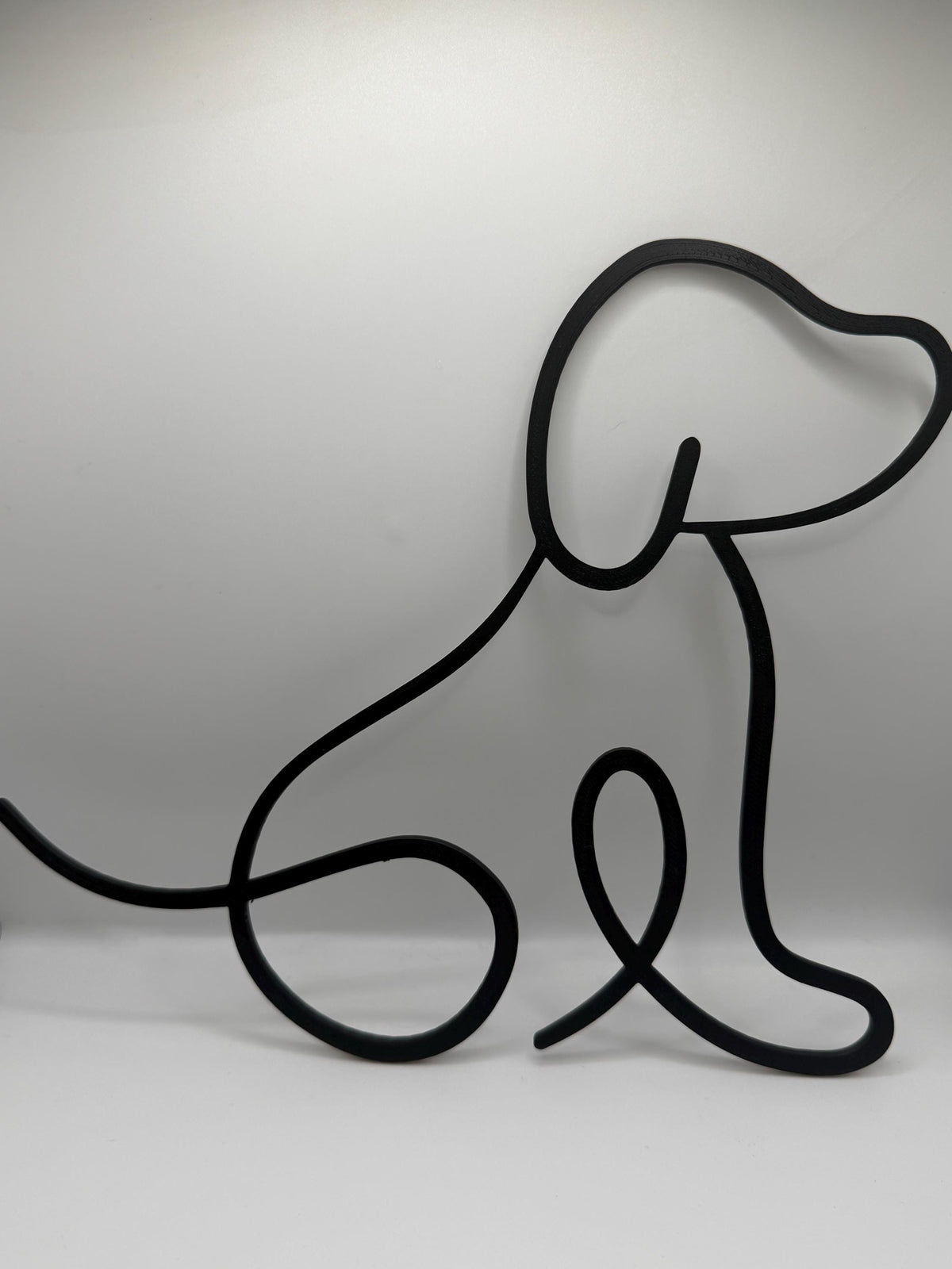 Dog Outline Wall Art, Minimalist Dog Wall Decor, Dog Lover Gift, Pet Wall Art, Dog Mom Decor, Modern Line Art, Black Dog Decor