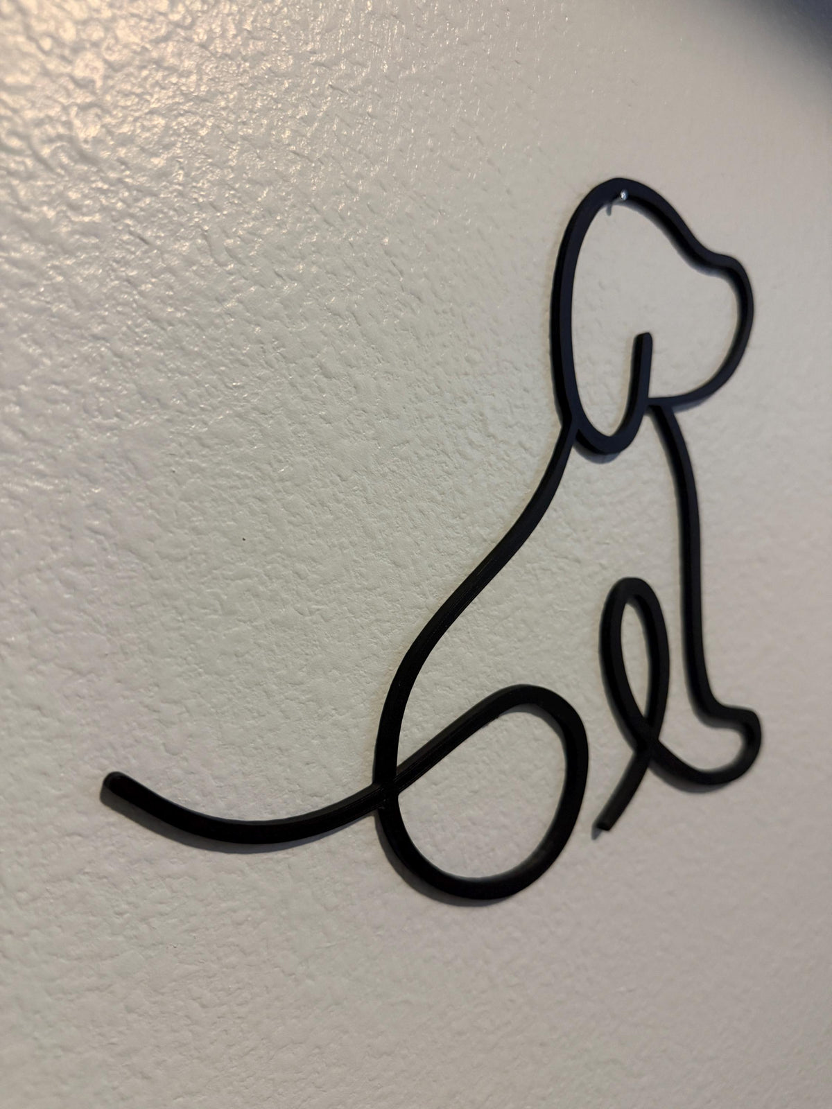 Dog Outline Wall Art, Minimalist Dog Wall Decor, Dog Lover Gift, Pet Wall Art, Dog Mom Decor, Modern Line Art, Black Dog Decor