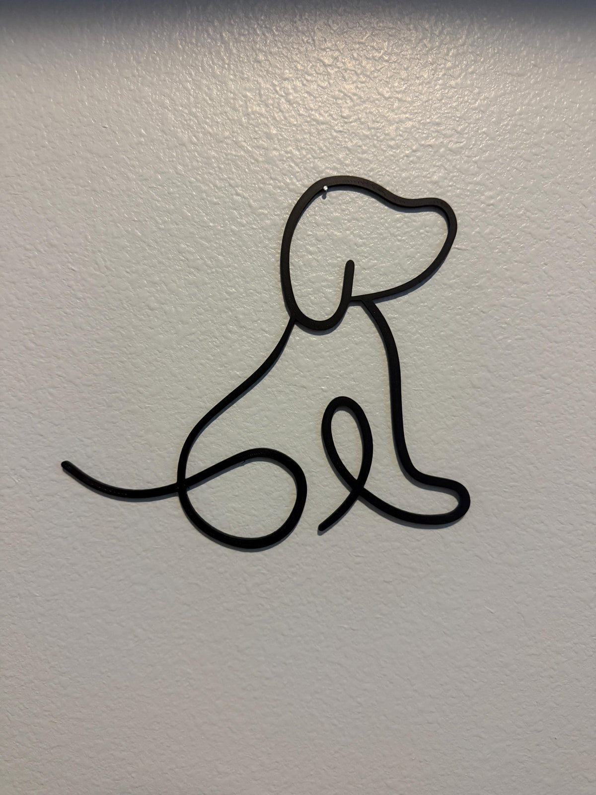 Dog Outline Wall Art, Minimalist Dog Wall Decor, Dog Lover Gift, Pet Wall Art, Dog Mom Decor, Modern Line Art, Black Dog Decor