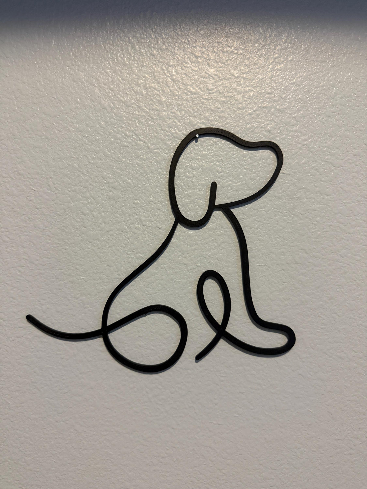Dog Outline Wall Art, Minimalist Dog Wall Decor, Dog Lover Gift, Pet Wall Art, Dog Mom Decor, Modern Line Art, Black Dog Decor