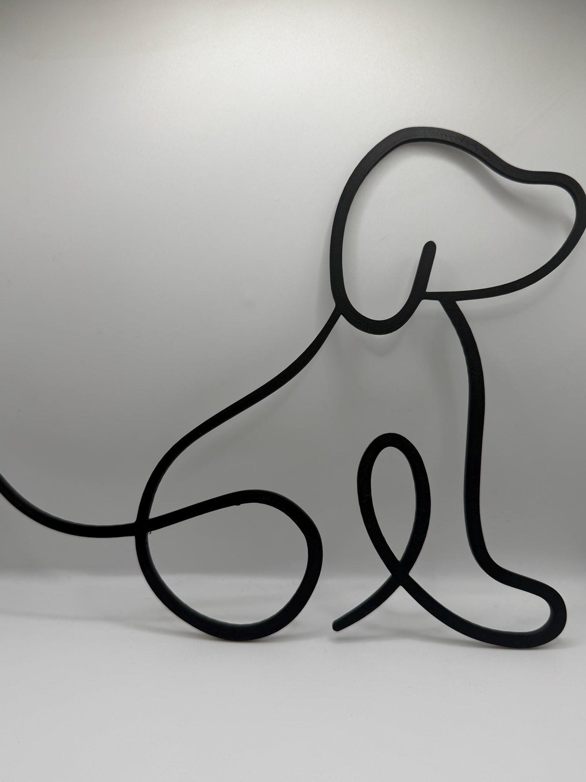 Dog Outline Wall Art, Minimalist Dog Wall Decor, Dog Lover Gift, Pet Wall Art, Dog Mom Decor, Modern Line Art, Black Dog Decor