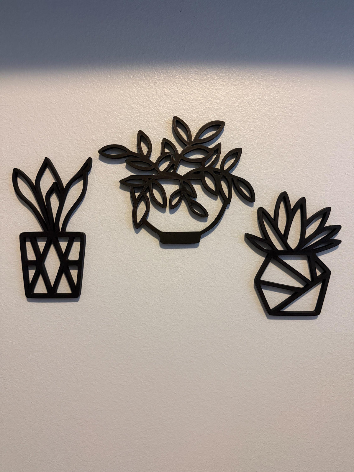 3 Piece Plant Wall Art Set, Botanical Wall Decor, Modern Plant Decor, Minimalist Botanical Art, Bedroom Living Room Decor, Plant Lover Gift