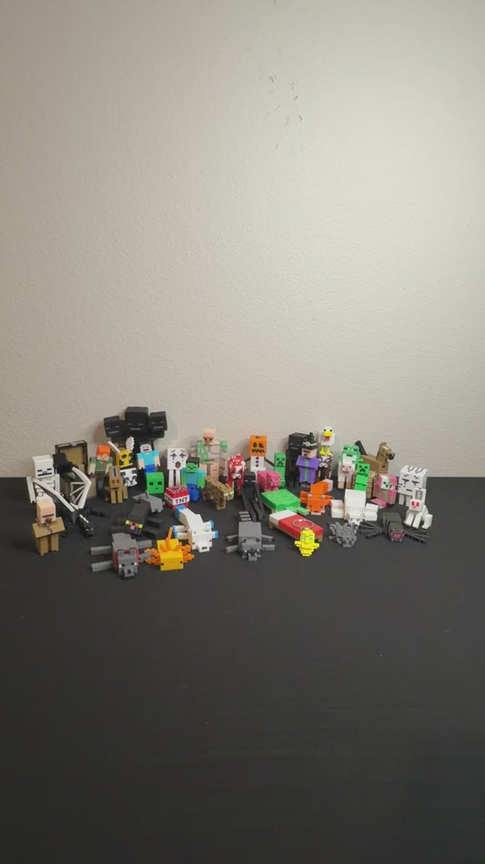 The Craft Pack | Collectible Mini-Figures | 46 Pixel Characters & Mobs | Collectible Gamer Gift Set