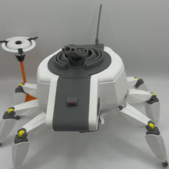 Arc Raiders Bombardier Figure with Dual Spotters | Articulated Display Model | Rotating Base & Non-Slip Feet