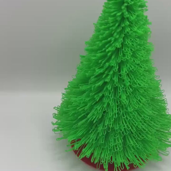 3D Printed Christmas Tree Decoration – Modern Holiday Desk Tree, Minimalist Christmas Decor, Cute Green Holiday Tabletop Tree
