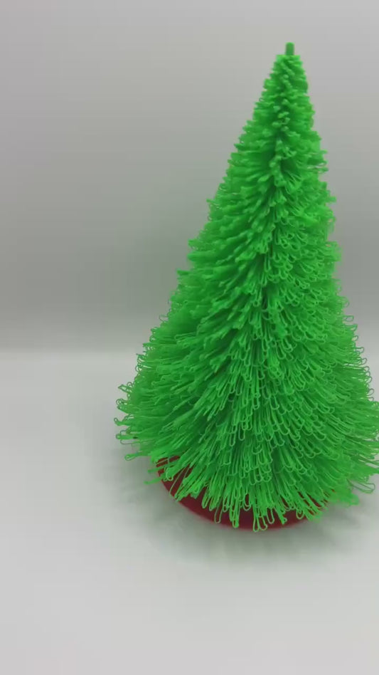 3D Printed Christmas Tree Decoration – Modern Holiday Desk Tree, Minimalist Christmas Decor, Cute Green Holiday Tabletop Tree